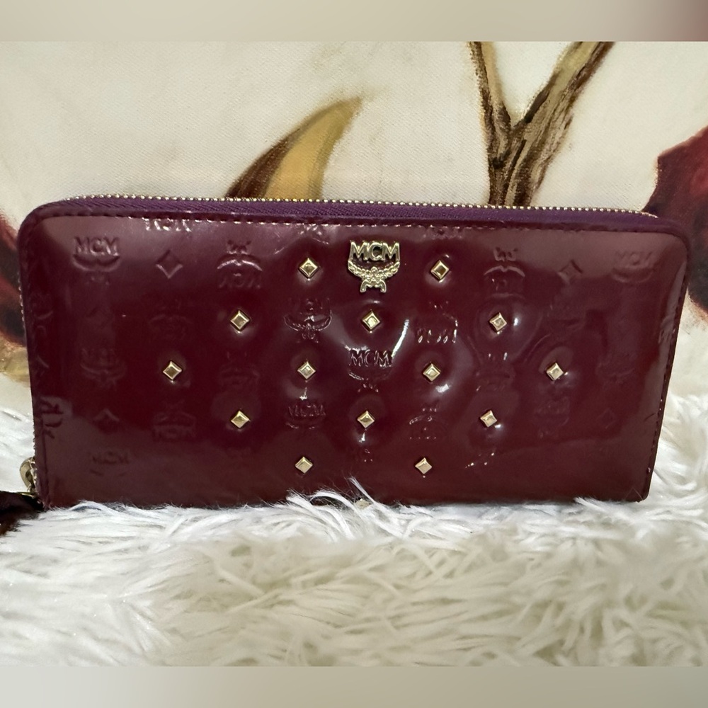 Wallet MCM Zippy studs Long Wallet